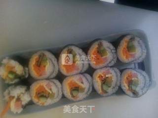 紫菜包饭的做法步骤：8