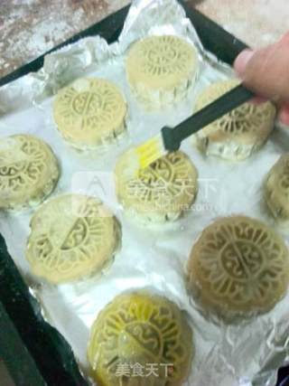 绿豆沙月饼的做法步骤：15