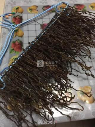 自制简易干豇豆的做法步骤：7
