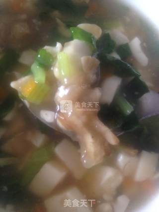 鲜蛏豆腐羹的做法步骤：16