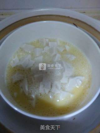 豆腐蒸蛋的做法步骤：5