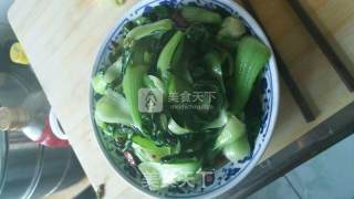 炝炒油菜的做法步骤：5