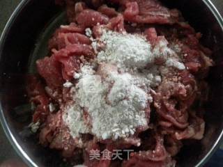 三丝牛肉的做法步骤：2