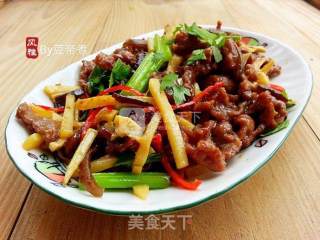 三丝牛肉的做法步骤：11