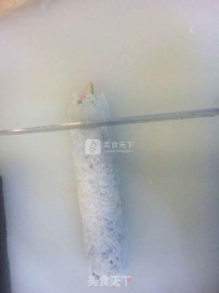 紫菜包饭 反包的做法步骤：5