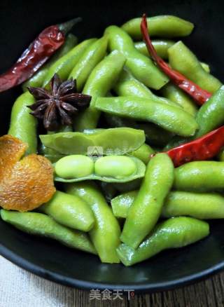 经典小食--五香毛豆的做法步骤：5