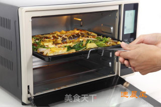 《家庭烤箱版》麻辣酸豆角烤鱼的做法步骤：10