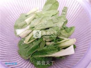 水煮小唐菜的做法步骤：6