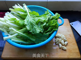 蒜泥小白菜的做法步骤：1