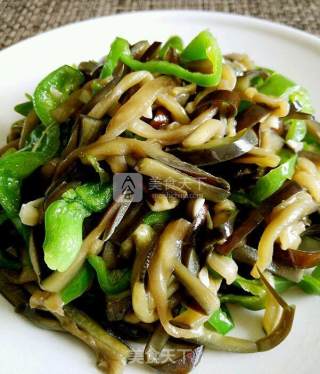 蒜香青椒茄条的做法步骤：9