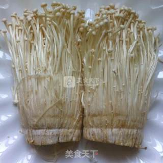 香煎孜然金针菇的做法步骤：1