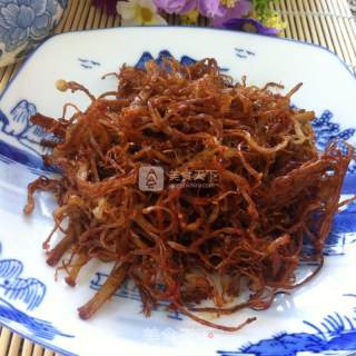 香煎孜然金针菇的做法步骤：6