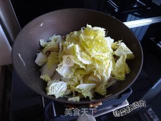 培根炒娃娃菜的做法步骤：6