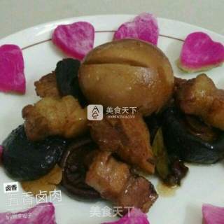 五香卤肉的做法步骤：16