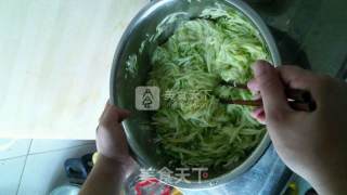西葫芦锅塌子的做法步骤：7