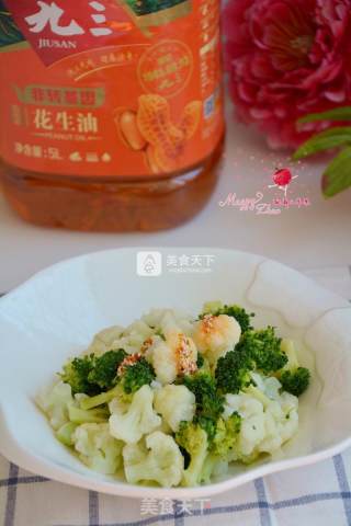 凉拌双花的做法步骤：5