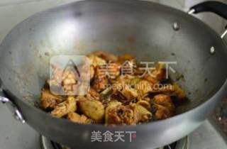 玉米三杯鸡的做法步骤：8