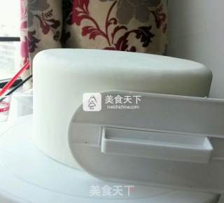 婚礼蛋糕--欧式婚纱的做法步骤：5