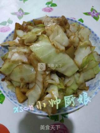爆炒甘蓝土豆片的做法步骤：5