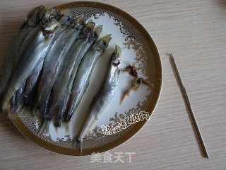 炸多春鱼的做法步骤：3