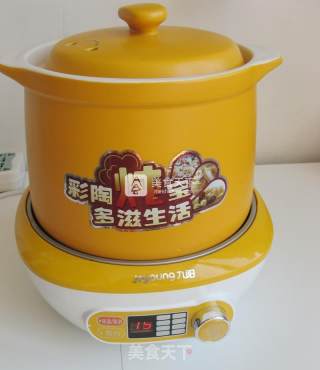 白萝卜杏鲍菇腔骨汤的做法步骤：5