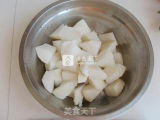 白萝卜杏鲍菇腔骨汤的做法步骤：6