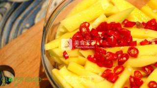 【四叶小馆】椒浇芒果的做法步骤：6