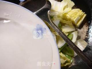 扁豆炒白菜的做法步骤：4