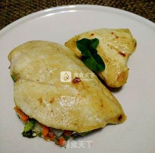柠香烤鸡胸肉（微波炉版）的做法步骤：7