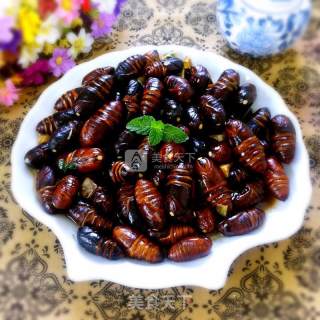 爆炒蚕蛹的做法步骤：5