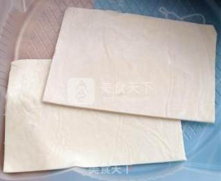 红豆派的做法步骤：2