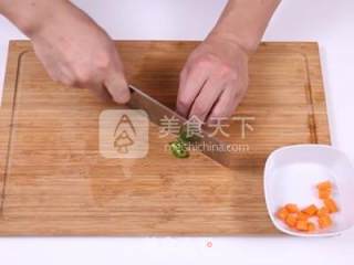 姜丁三文鱼饭的做法步骤：4