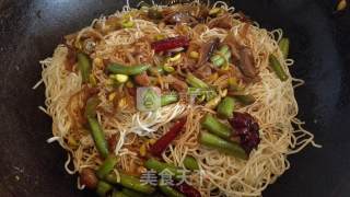 最好吃的扁豆焖面的做法步骤：4
