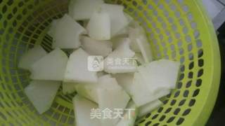 炒冬瓜的做法步骤：3
