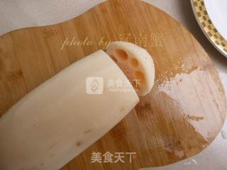 糯米莲藕的做法步骤：3