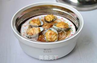 蒜蓉粉丝蒸鲍鱼的做法步骤：8