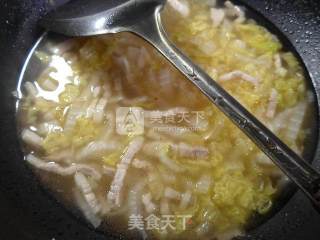 五花肉白菜羹的做法步骤：8