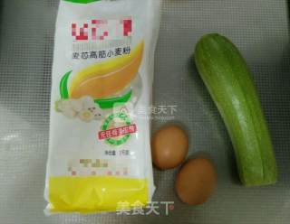 西葫芦鸡蛋饼的做法步骤：1