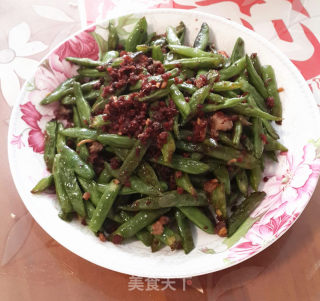 简易版干煸四季豆的做法步骤：8