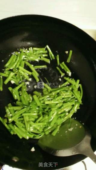 蒜蓉空心菜（通菜/鸡毛菜）的做法步骤：5
