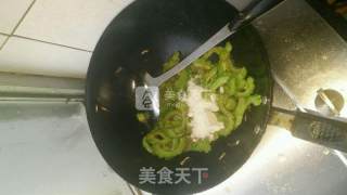 炒苦瓜的做法步骤：5