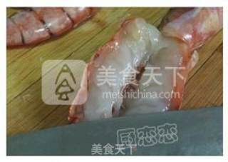 芝士焗阿根廷红虾的做法步骤：2