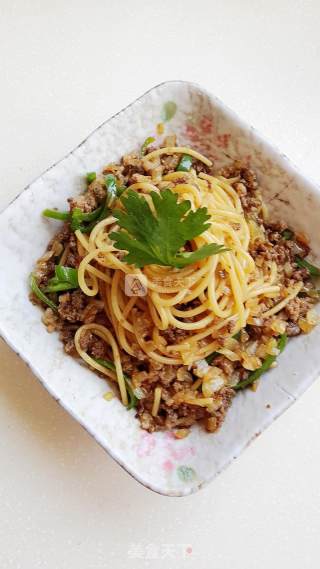 自制黑胡椒肉酱面的做法步骤：6