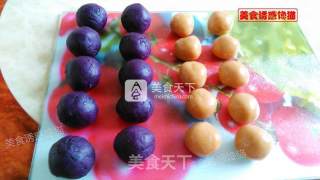 广式紫薯椰蓉月饼的做法步骤：7