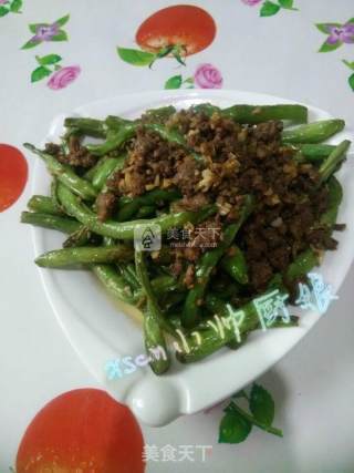 干煸豆角（牛肉）的做法步骤：8