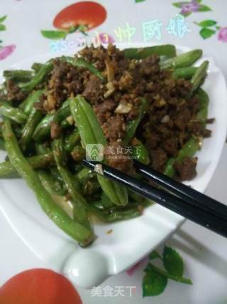 干煸豆角（牛肉）的做法步骤：9