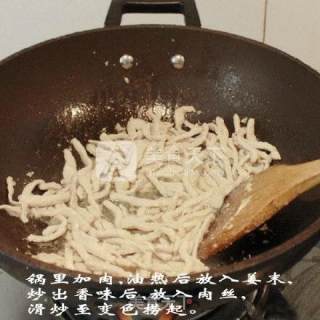京酱肉丝的做法步骤：7