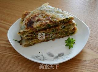 香葱肉饼的做法步骤：10