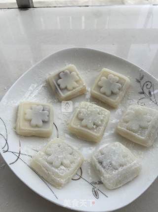 冰皮紫薯月饼的做法步骤：8