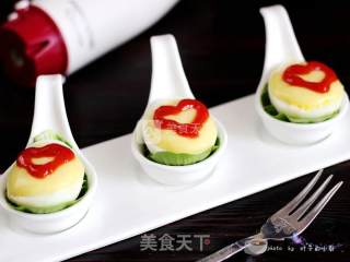 奶香金沙土豆泥的做法步骤：8